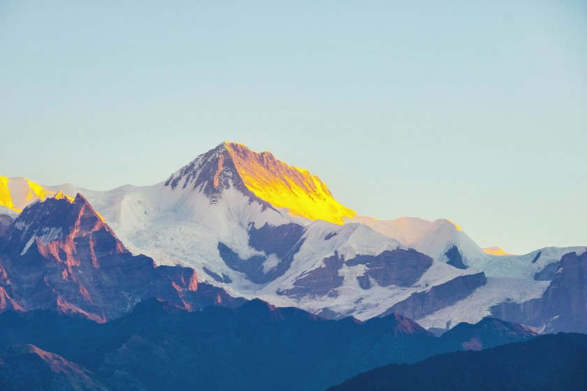 Golden Hour on the Annapurna Circuit